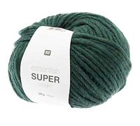 Rico essentials Lana gruesa de 50 g ~ 80 m, color 15 algas, lana gruesa para tejer ganchillo grosor de 7 mm