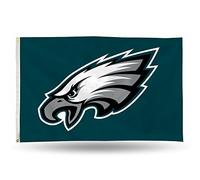 Rico Industries Bandera de fútbol americano de la NFL Philadelphia Eagles estándar de 3 x 5 pies
