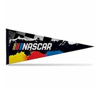 Rico Industries Banderín de fieltro suave con logotipo de NASCAR de 12 x 30 pulgadas, fácil de colgar, decoración del hogar (sala de juegos, cueva de hombre, habitación)