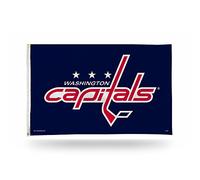 Rico Industries by 5-Foot Single Sided Banner Flag with Grommets Bandera de una Sola Cara de 3 5 pies con Ojales, Unisex, Color del Equipo, 3' x 5'