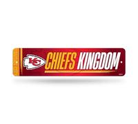 Rico Industries Cartel de metal de los Angeles de fútbol NFL, 10 x 38 cm, decoración de pared para el hogar, dormitorio, oficina o habitación de hobby