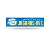 Rico Industries Fan Shop HSN170502 Southern University - Placa de plástico para calle, color del equipo, 9,5 x 40,6 cm