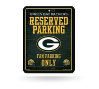 Rico Industries Fan Shop NFL Green Bay Packers 8 27,9 cm Metal Aparcamiento, color del equipo, 8,5 x 11