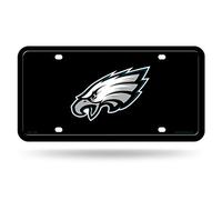 Rico Industries, Inc. Eagles Placa de Metal con Logo primario Negro (MTG111586C) - MTG111586C, Negro