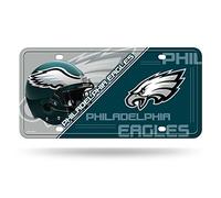 Rico Industries, Inc. Philadelphia Eagles New Split Design 110201 - Placa metálica de Aluminio para matrícula