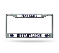 Rico Industries Marco de Placa Cromado NCAA, Mujer Infantil Hombre Unisex Adulto, FC210202, Penn State Nittany Lions, tamaño único