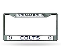 Rico Industries Marco de Placa de Cromo NFL, FC2603, Plata, 12" x 6"
