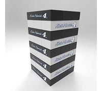 Rico Industries NASCAR Kevin Harvick Mini Torre de equipo de viaje Mini equipo de viaje Torre - Juego de apilamiento de madera