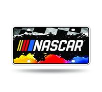 Rico Industries Nascar Logo Metal Auto Tag 8.5" x 11" - Great for Truck/Car/SUV