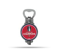 Rico Industries NBA Basketball Boston Celtics 2024 NBA Champions Magnetic Bottle Opener, Stainless Steel, Strong Magnet to Display on Fridge