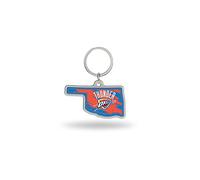 Rico Industries NBA Basketball Oklahoma City Thunder State - Llavero con forma de estado
