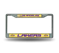 Rico Industries NBA Glitter Bling Chrome Plate Frame, FCGL82001, Cromado, 12 x 6-Inch