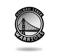 Rico Industries NBA Golden State Warriors - Emblema 3D con Acabado Cromado