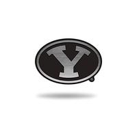 Rico Industries NCAA BYU Cougars Antique Auto Emblem Antique Nickel Auto Emblem for Car/Truck/SUV