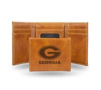 Rico Industries NCAA - Cartera Plegable con Grabado láser, Color marrón, LETRI110101BR, marrón, 5.75 x 7-Inches