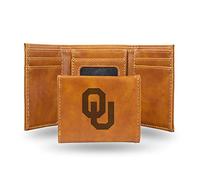 Rico Industries NCAA - Cartera Plegable con Grabado láser, Color marrón, LETRI230201BR, marrón, 5.75 x 7-Inches