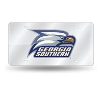 Rico Industries NCAA Georgia Southern Eagles Laser Inlaid Metal License Plate Tag 6 x 12-