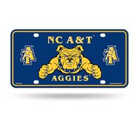 Rico Industries NCAA North Carolina A&T Aggies Metal Auto Tag 8.5" x 11" - Great for Truck/Car/SUV