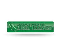 Rico Industries NCAA plástico de Alta resolución Calle Signo, HSN261601, Verde, 4" x 16"