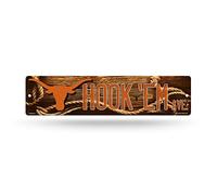 Rico Industries NCAA Texas Longhorns 16-Inch Plastic Street Sign Décor