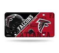 Rico Industries NFL Atlanta Falcons - Placa de matrícula Unisex de los Atlanta Falcons Metalatlanta Falcons de Metal, Color del Equipo, Talla única