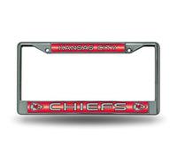 Rico Industries NFL Bling Chrome Plate Frame, Cromado