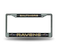 Rico Industries NFL Bling Chrome Plate Frame, Cromado