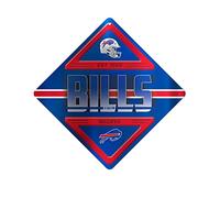 Rico Industries NFL Buffalo Bills - Letrero de pared de metal para decoración del hogar, 16.5 x 16.5 pulgadas, para fanáticos