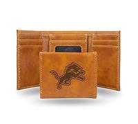 Rico Industries NFL - Cartera con Grabado láser, Color marrón, marrón (Marrón) - LETRI2401BR