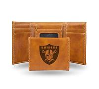 Rico Industries NFL - Cartera con Grabado láser, Color marrón, Negro (Negro) - LETRI1701BR