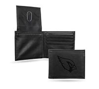 Rico Industries NFL - Cartera Plegable con láser, Color Negro, Negro (Negro) - LEBIL3601BK