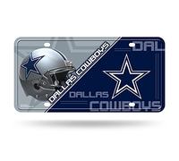 Rico Industries NFL Dallas Cowboys Unisex Dallas Cowboys License Plate Metaldallas Cowboys License Plate Metal, Team Color, One Size (6734513429)