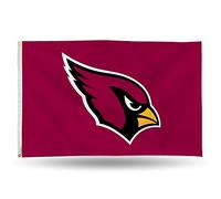 Rico Industries NFL Football Arizona Cardinals - Bandera estándar de 3 x 5 pies