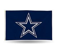 Rico Industries NFL Football Dallas Cowboys Bandera azul de 3 x 5 pies