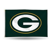 Rico Industries NFL Football Green Bay Packers Bandera verde 3' x 5' Banner
