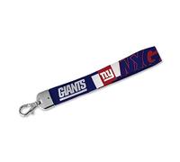Rico Industries NFL Football New York Giants - Llavero con correa de muñeca, bonito llavero con correa de muñeca para mujeres y hombres, llaves de coche, insignias de identificación, tarjeta, cartera,