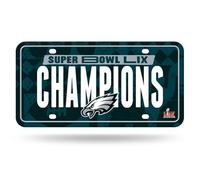 Rico Industries NFL Football Philadelphia Eagles 2025 Super Bowl LIX Champions Metal Tag