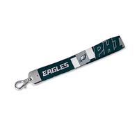 Rico Industries NFL Football Philadelphia Eagles - Llavero con correa de muñeca, bonito llavero con correa de muñeca para mujeres y hombres, llaves de coche, tarjetas de identificación, cartera,