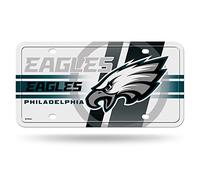 Rico Industries NFL Football Philadelphia Eagles White Metal Auto Tag 8.5" x 11" - Great for Truck/Car/SUV