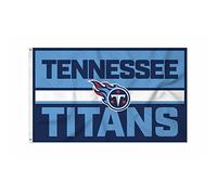 Rico Industries NFL Football Tennessee Titans Bold - Bandera de una Cara de 3 x 5 pies, para Interiores o Exteriores, decoración del hogar
