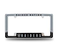 Rico Industries NFL Las Vegas Raiders - Balón de fútbol Bicolor para Coche, camión, Todoterreno, 12 x 6 Pulgadas