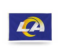 Rico Industries NFL Los Angeles Rams Bandera de una sola cara de 3 pies por 5 pies con ojales
