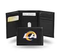 Rico Industries NFL Los Angeles RAMS Cartera de Cuero con Bordado Triple