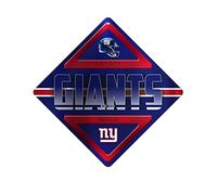 Rico Industries NFL New York Giants Metal Crossing Sing - Decoración del hogar perfecta para dormitorio, cueva de hombre, garaje