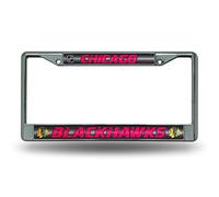 Rico Industries NHL Bling Chrome Plate Frame, Cromado