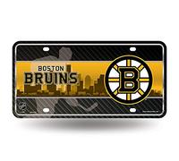 Rico Industries NHL Boston Bruins - Placa de Metal (6 x 11,5 Pulgadas)