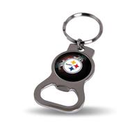 Rico Industries Unisex's Steelers - Llavero con abrebotellas, varios tamaños