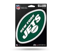 Rico Industries Vdcm2202 NFL New York Jets calcomanía de Vinilo troquelada, Unisex, Verde, 5 x 7-