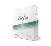 Rico La Voz Medium Strength Reeds for Bb Clarinet (Pack of 10)