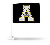 Rico NCAA Appalachian State Mountaineers - Bandera para Coche, Color Negro, Blanco, 48,26 cm